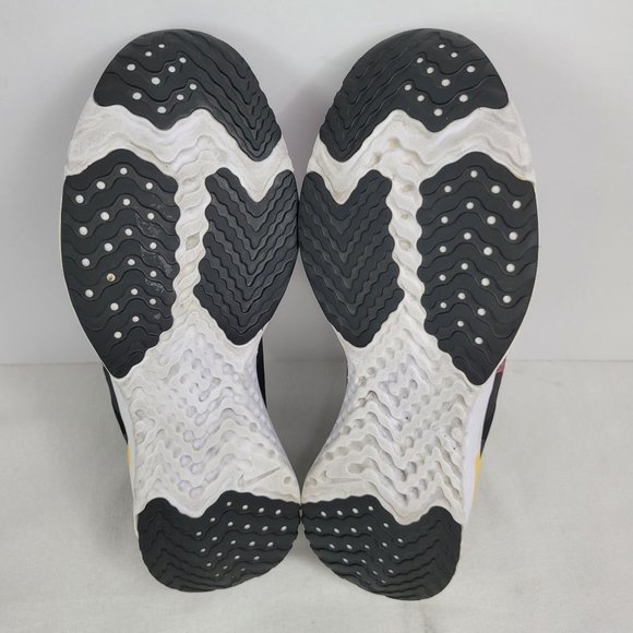 Nike Odyssey React 2 Flyknit Men's Running Shoes Black/University Red AH1015-005 - Picture 7 of 8